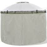 Prieel Met Gordijnen Rond 3,5X2,7 M