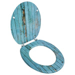 Toiletbril Soft-Close Simpel Ontwerp Mdf Wit