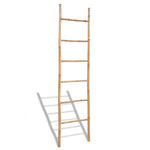 Handdoekenladder Met 6 Sporten Bamboe