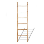 Handdoekenladder Met 6 Sporten Bamboe
