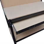 Werkbank Met Ophangbord En Lade Terracotta