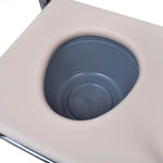 Toiletstoel Staal Zwart