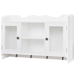 Wandschap Voor Boeken/Dvd's Mdf Wit