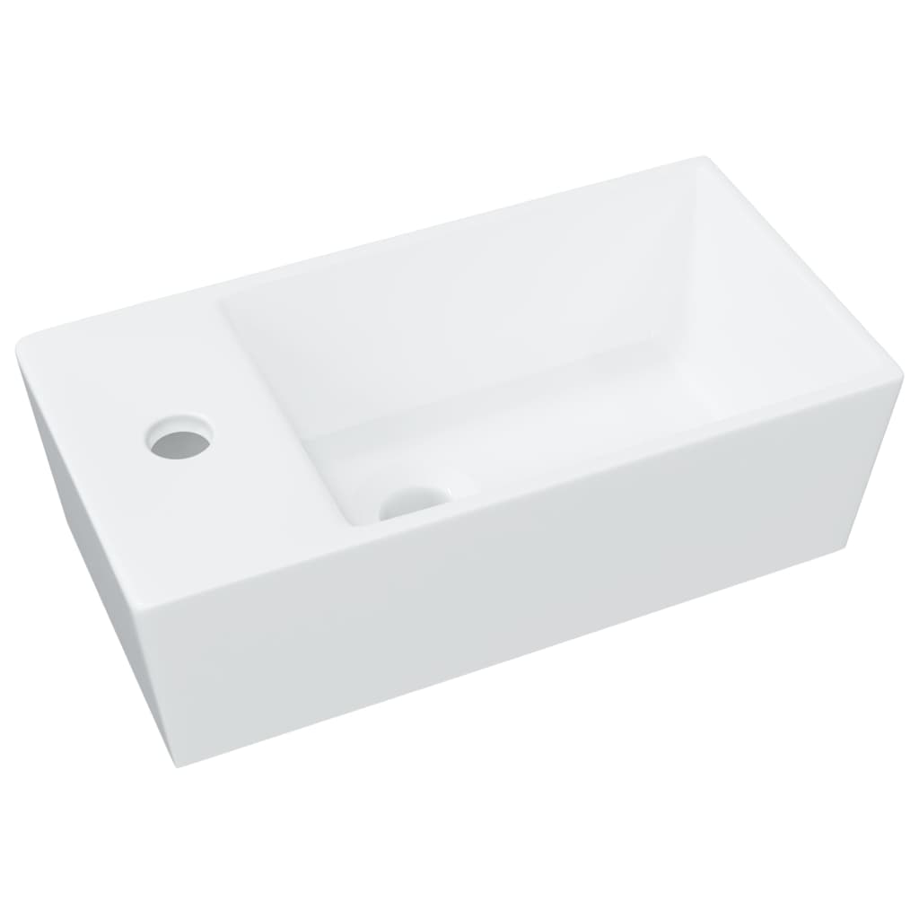 Wasbak 48X25X15 Cm Keramiek Wit