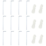 Partytent Pop-Up Zeshoekig Met 6 Zijwanden 3,6X3,1 M Wit