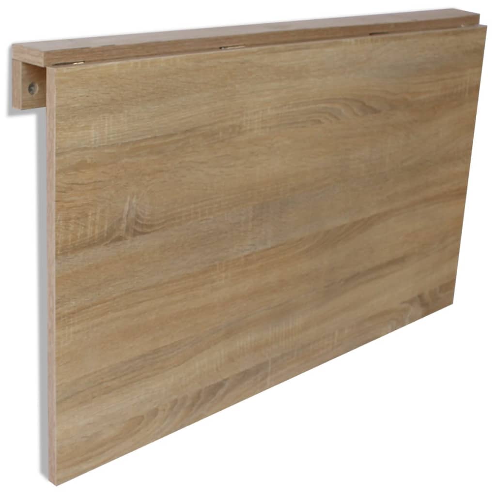 Wandtafel Inklapbaar 100X60 Cm Eikenkleurig