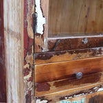 Kast 90X40X190 Cm Massief Gerecycled Hout