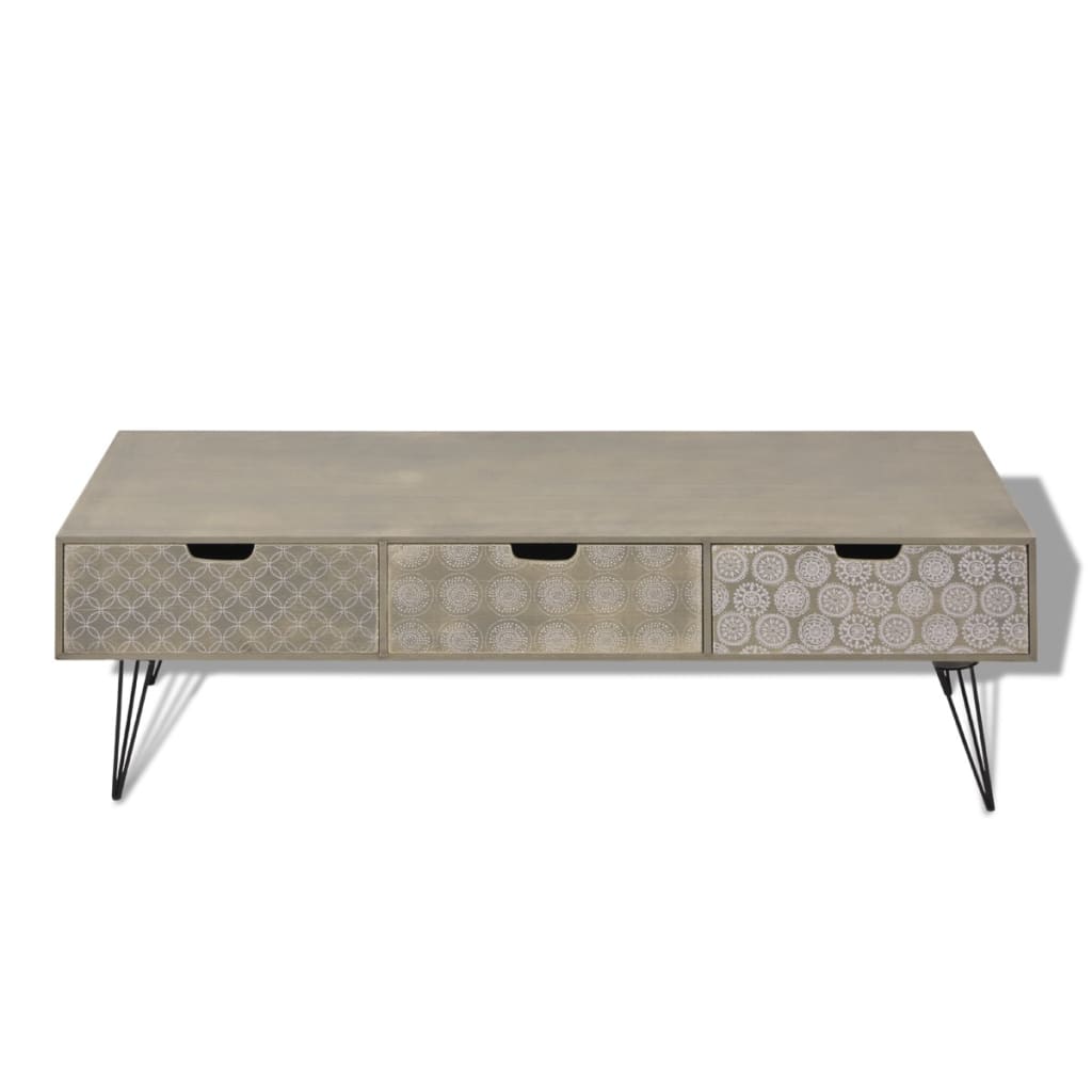 Tv-Meubel Met 3 Lades 20X40X36 Cm