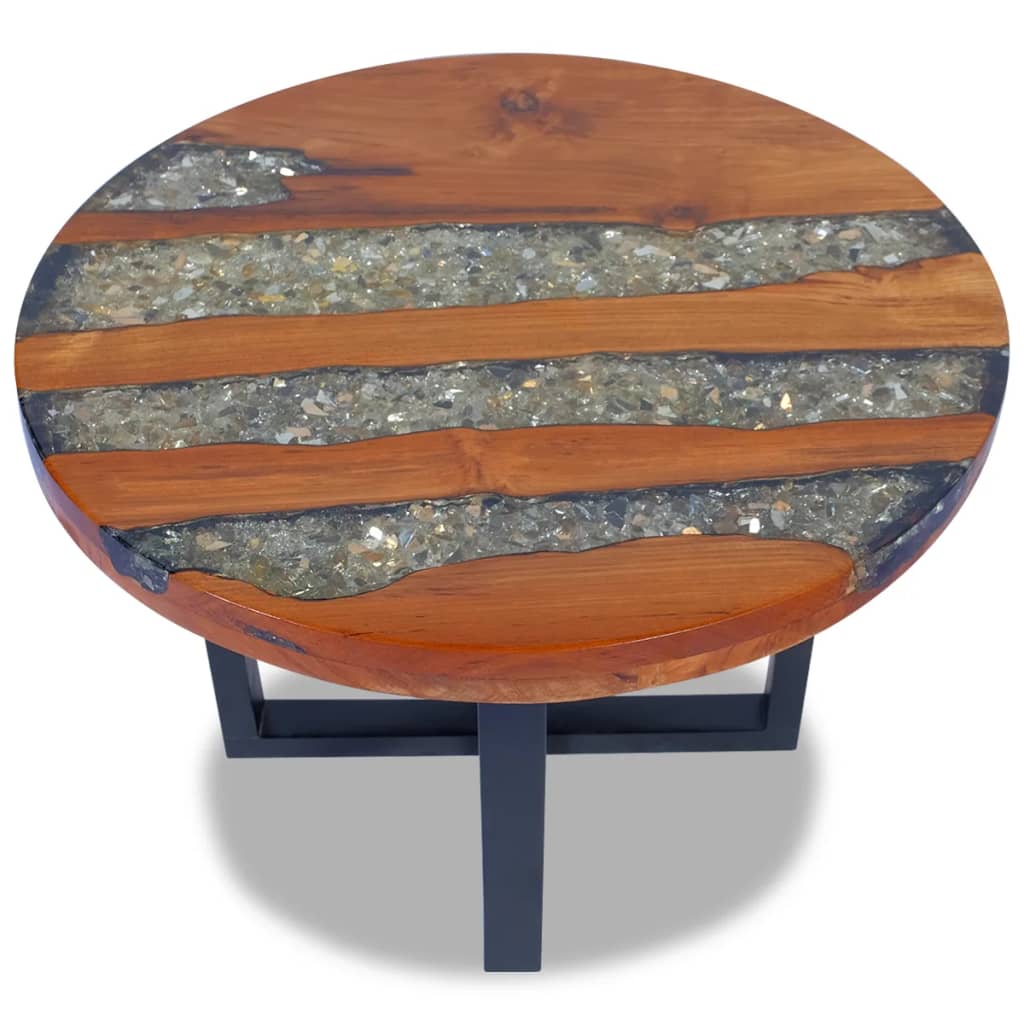 Salontafel Massief Teakhout Hars 60 Cm