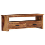 Tv-Meubel 118X30X40 Cm Massief Sheeshamhout
