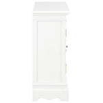 Dressoir 70X28X70 Cm Massief Grenenhout Wit