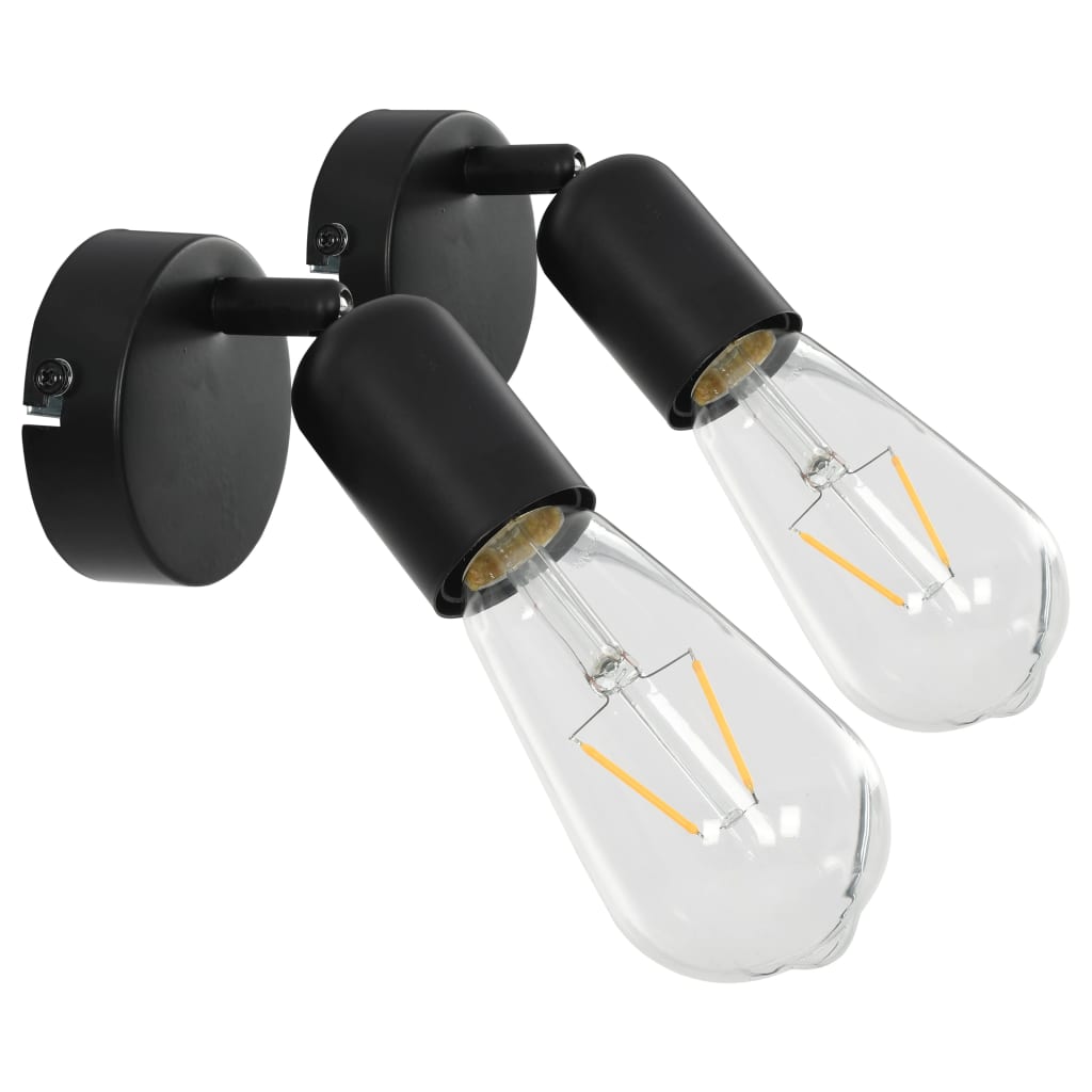 Spotlights Met Filament Peren W E7 Zwart