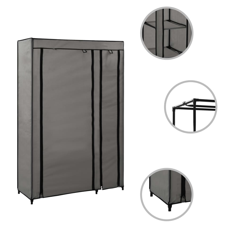 Kledingkast Opvouwbaar 110X45X175 Cm Stof