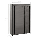 Kledingkast Opvouwbaar 110X45X175 Cm Stof