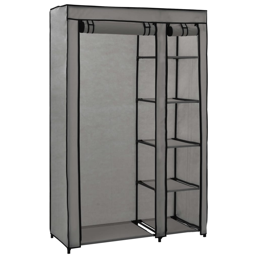 Kledingkasten Opvouwbaar 2 St 110X45X175 Cm Stof