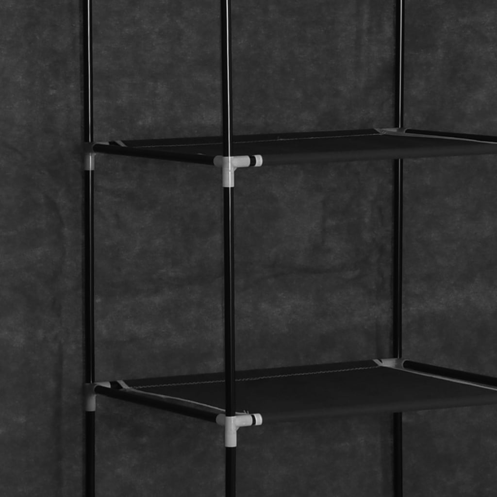 Kledingkast Met Vakken En Stangen 150X45X175 Cm Stof
