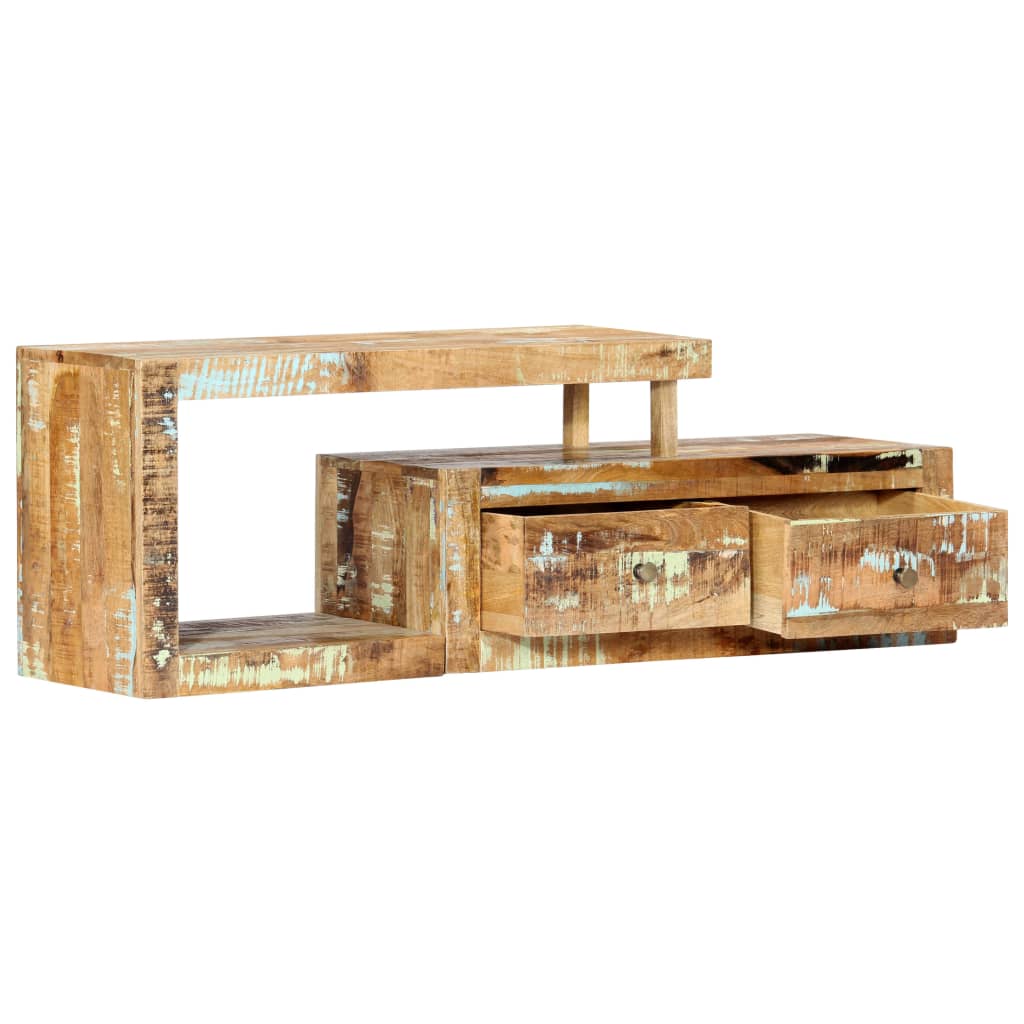 Tv-Meubel 20X30X40 Cm Massief Gerecycled Hout