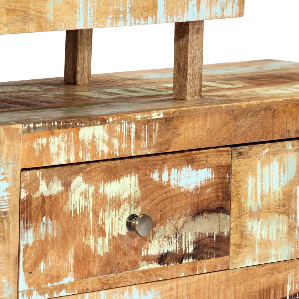Tv-Meubel 20X30X40 Cm Massief Gerecycled Hout