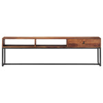 Tv-Meubel 160X30X45 Cm Massief Sheeshamhout