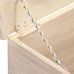 Opbergkist 110X40X45 Cm Massief Acaciahout Wit