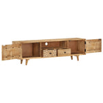 Tv-Meubel 140X30X40 Cm Massief Mangohout