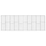 Schanskorfmuur Met Deksels Gegalvaniseerd Staal