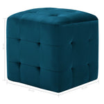 Nachtkastjes 30X30X30 Cm Fluweel