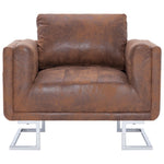 Fauteuil Kubus Kunstsuède