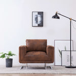 Fauteuil Kubus Kunstsuède