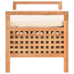 Opbergbankje Massief Walnotenhout