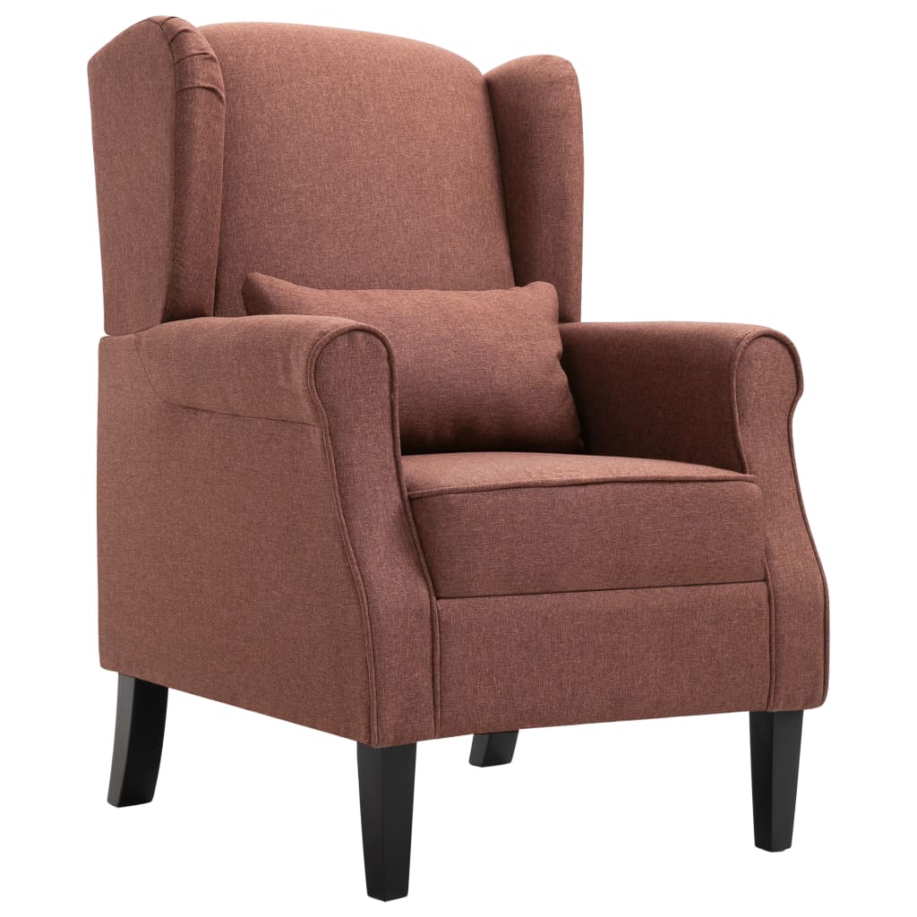 Fauteuil Met Stof Blauw/Grijs