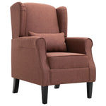 Fauteuil Met Stof Blauw/Grijs