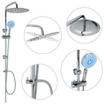 Douchekoppenset Dubbel Met Handdouche Roestvrij Staal