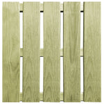 12 St Terrastegels 50X50 Cm Hout
