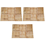 12 St Terrastegels 50X50 Cm Hout