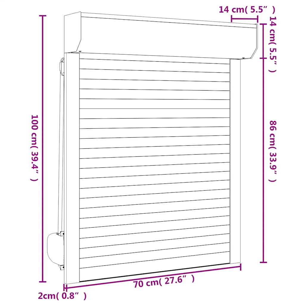 Rolluik Aluminium