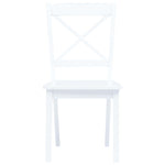 5-Delige Eethoek Massief Rubberwood