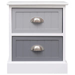 Nachtkastje 38X28X45 Cm Paulowniahout