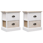 Nachtkastje 38X28X45 Cm Paulowniahout