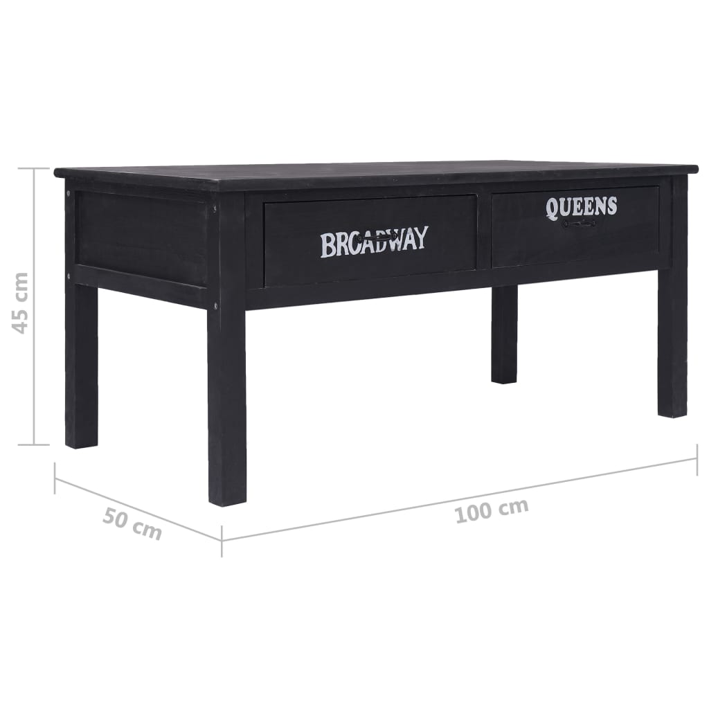 Salontafel 100X50X45 Cm Hout