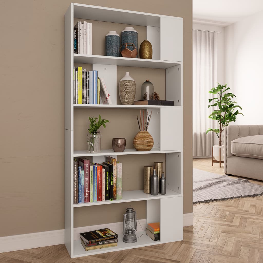 Boekenkast / Kamerscherm 80X24X159 Cm Bewerkt Hout