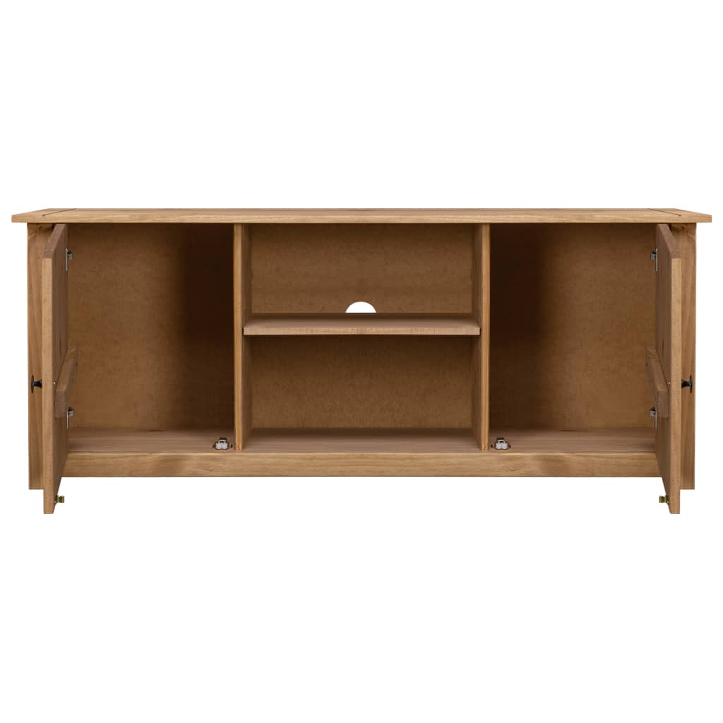 Tv-Kast Panama Range 120X40X50 Cm Massief Grenenhout