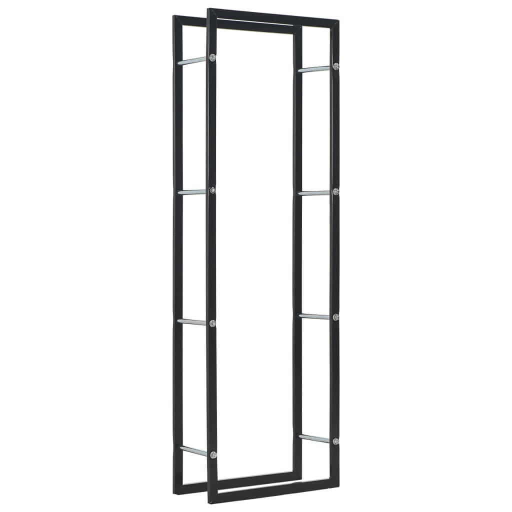 Haardhoutrek Staal Zwart