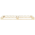 Bedframe Pallet Massief Grenenhout