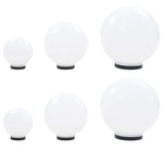 -Delige Led-Bollampenset Rond 20/30/40 Cm Pmma