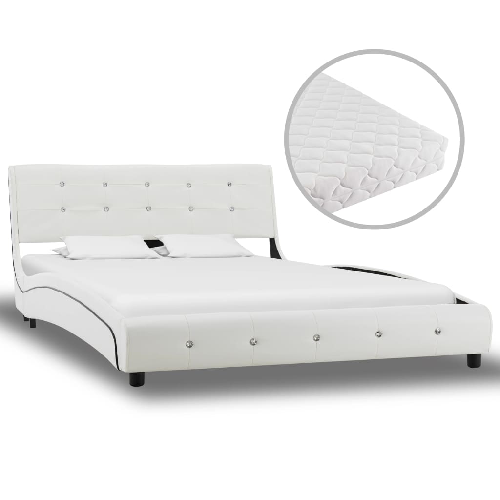 Bed Met Matras Kunstleer