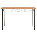 Eettafel 120X70X75 Cm Mdf Bruin