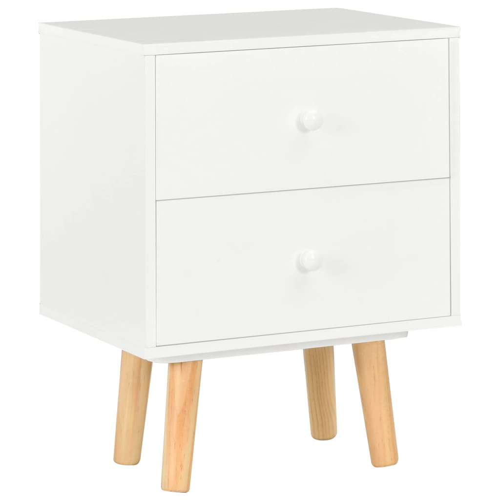 Nachtkastjes 40X30X50 Cm Massief Grenenhout