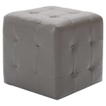 Poef 2 St 30X30X30 Cm Kunstleer