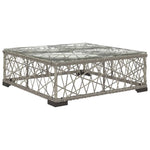 8-Delige Loungeset Met Kussens Poly Rattan Grijs